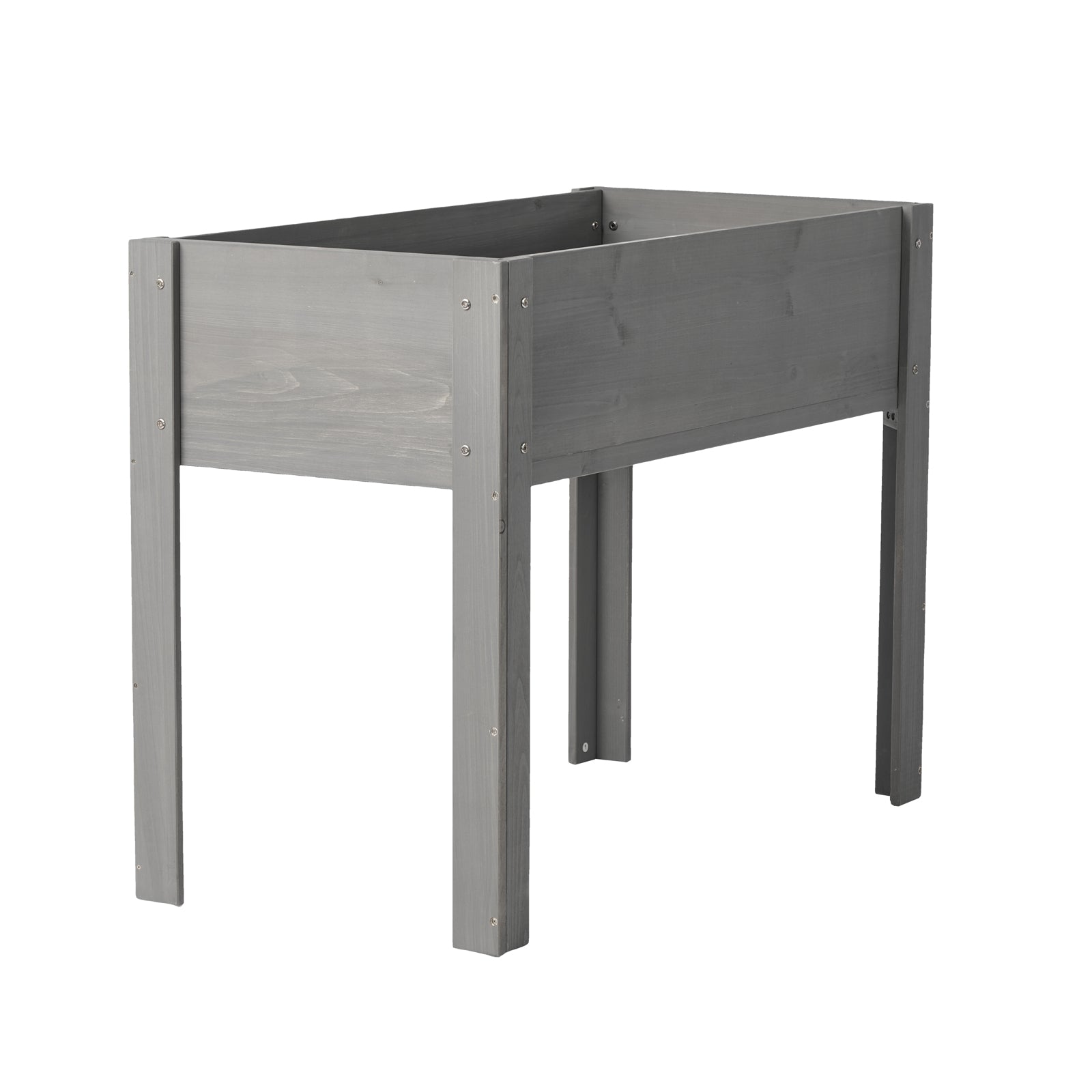 Raised Garden Bed with Legs, Elevated Wooden Planter Box for Outdoor Plants Flowers Fruits Vegetable Herb Growing