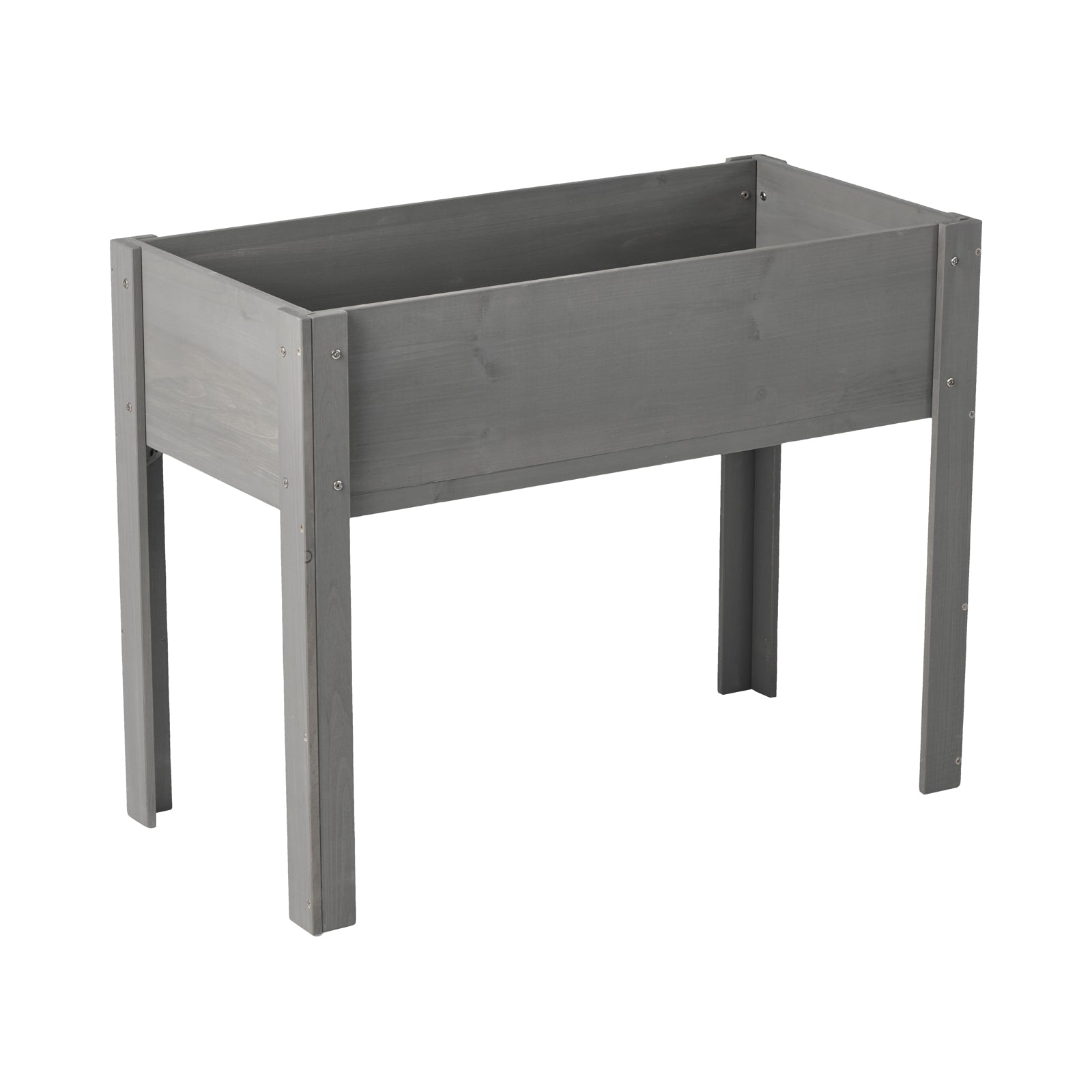 Raised Garden Bed with Legs, Elevated Wooden Planter Box for Outdoor Plants Flowers Fruits Vegetable Herb Growing